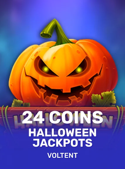 24 Coins Halloween Jackpots game tile
